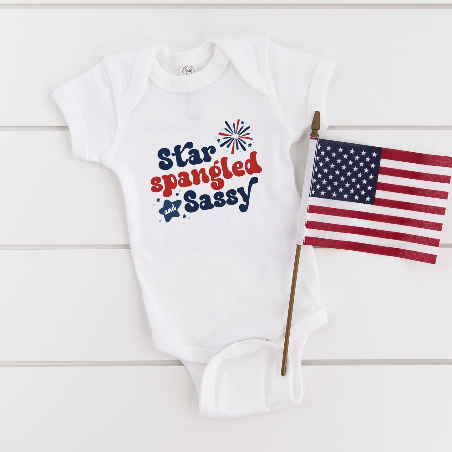 Star Spangled Firework | Baby Onesie