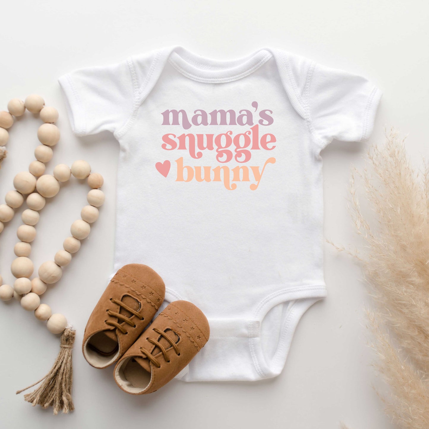 Mama's Snuggle Bunny | Baby Graphic Short Sleeve Onesie