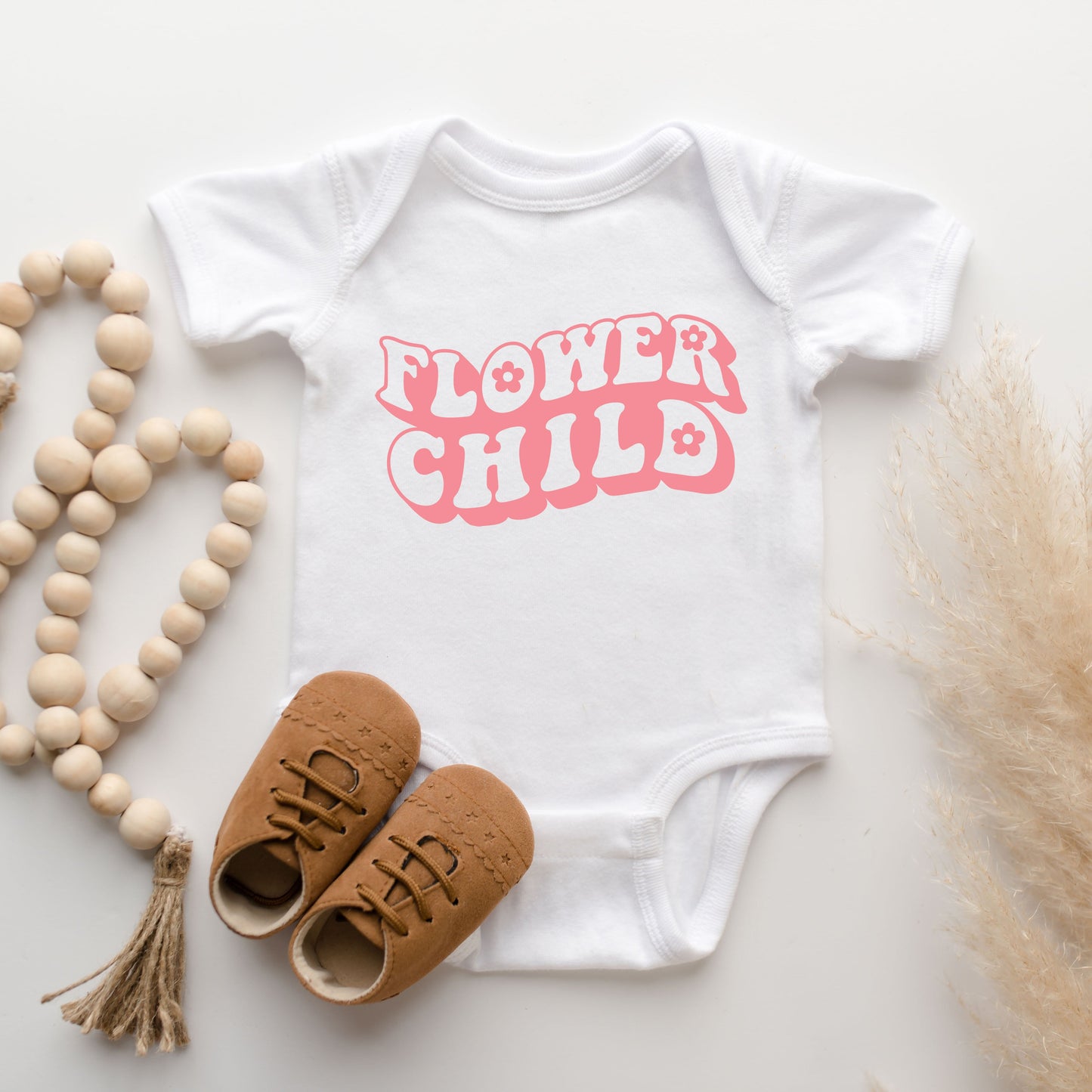 Flower Child | Baby Graphic Short Sleeve Onesie