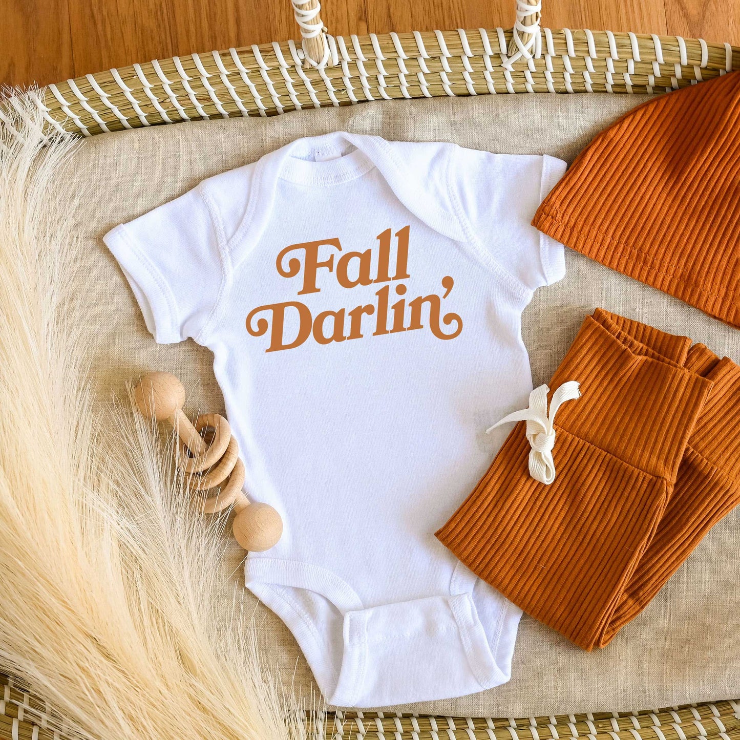 Fall Darlin' | Baby Graphic Short Sleeve Onesie