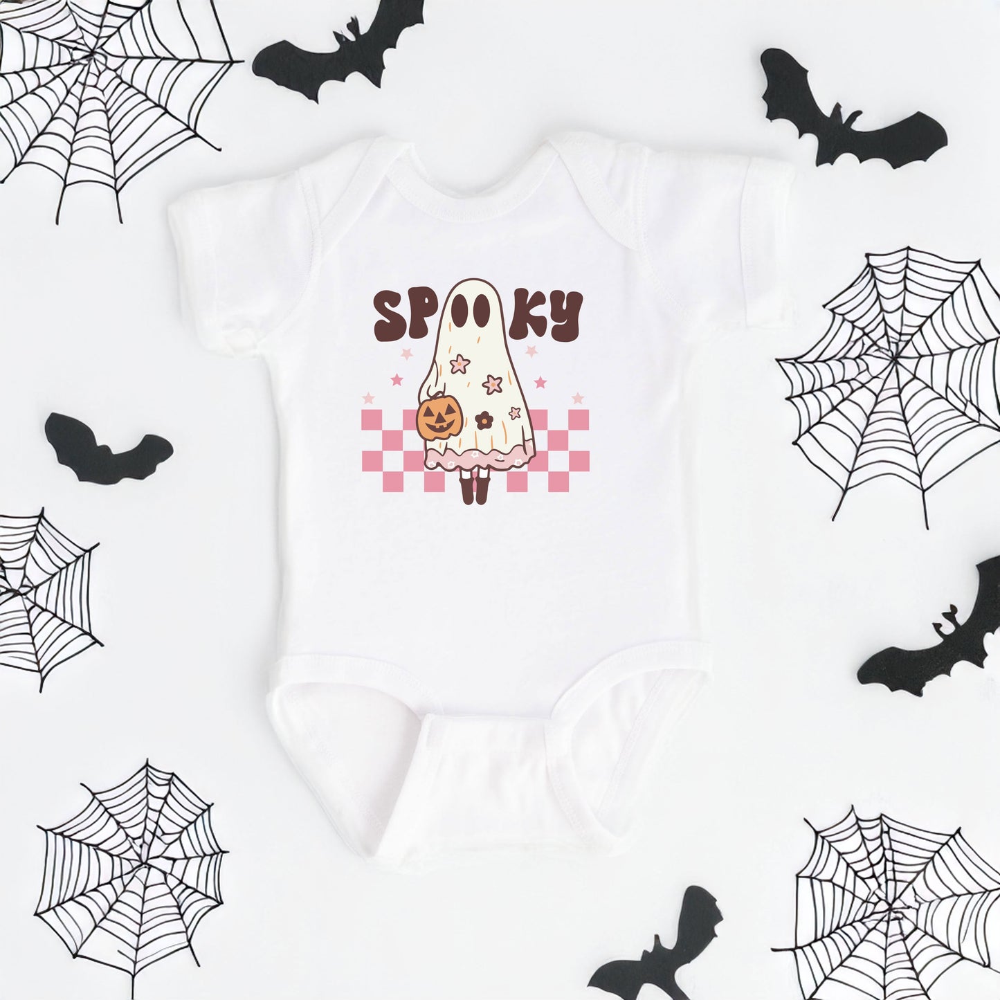 Spooky Girl Ghost | Baby Graphic Short Sleeve Onesie