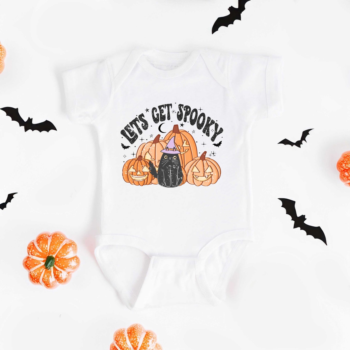 Let's Get Spooky | Baby Graphic Short Sleeve Onesie