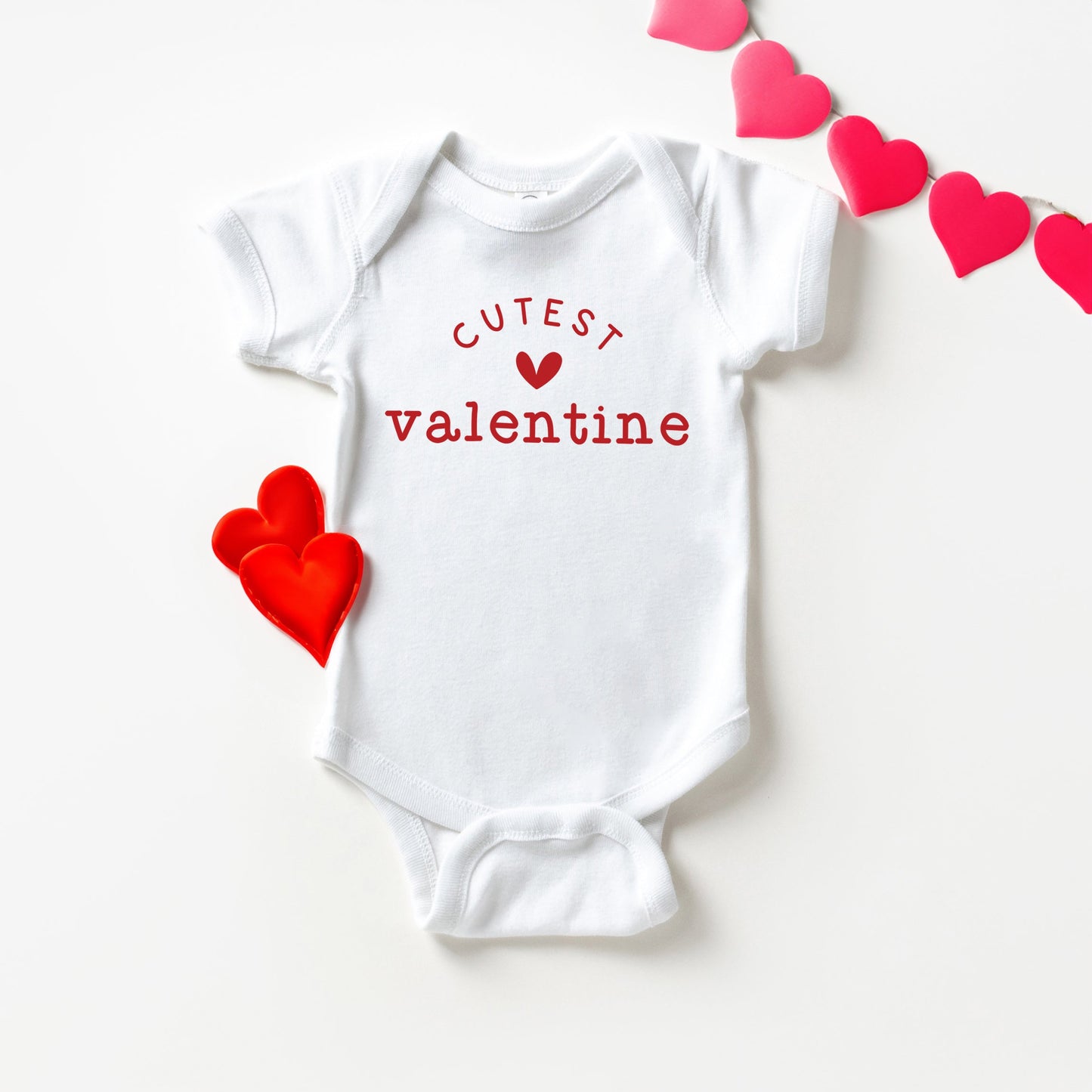 Cutest Valentine | Baby Graphic Short Sleeve Onesie