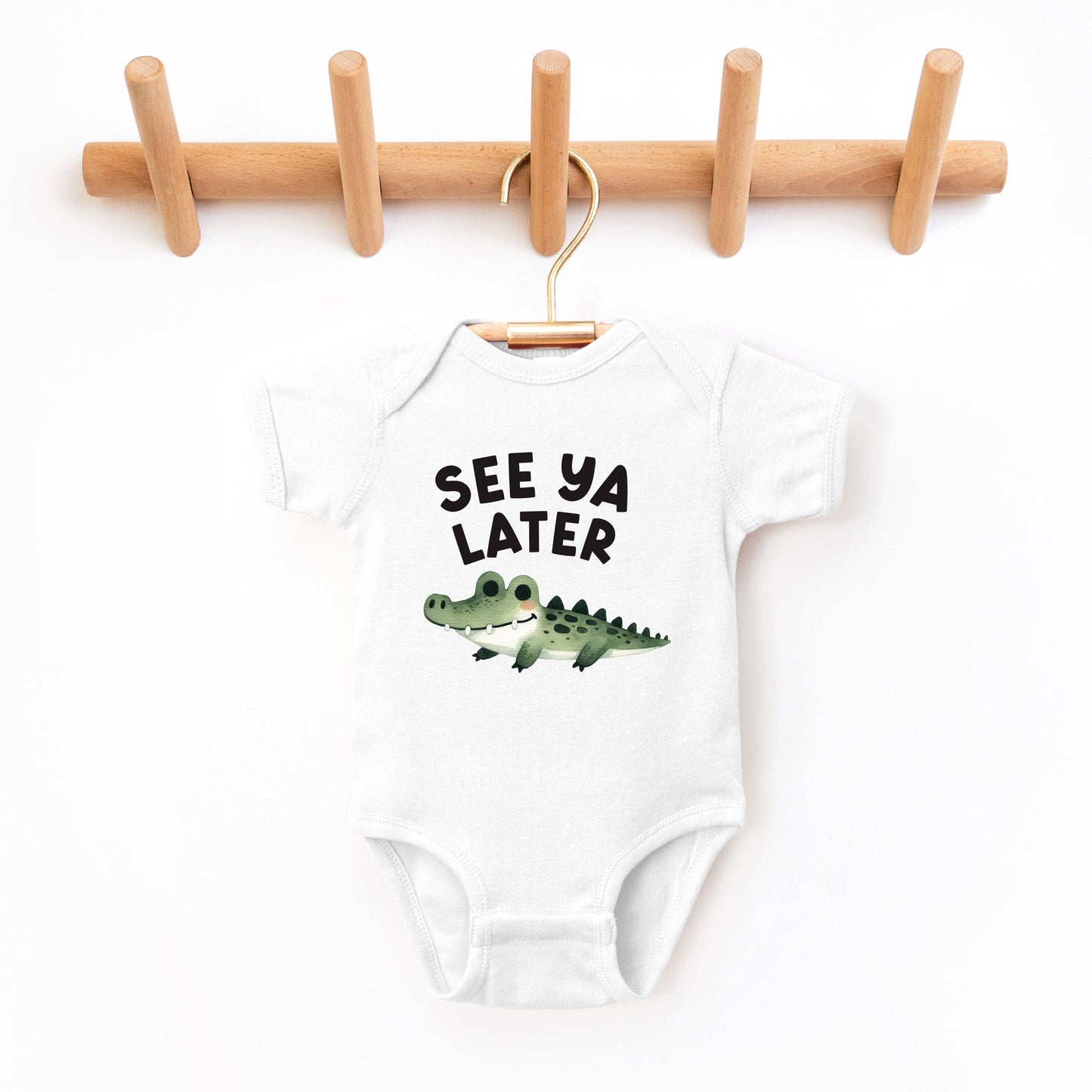 See You Later Alligator | Baby Graphic Short Sleeve Onesie