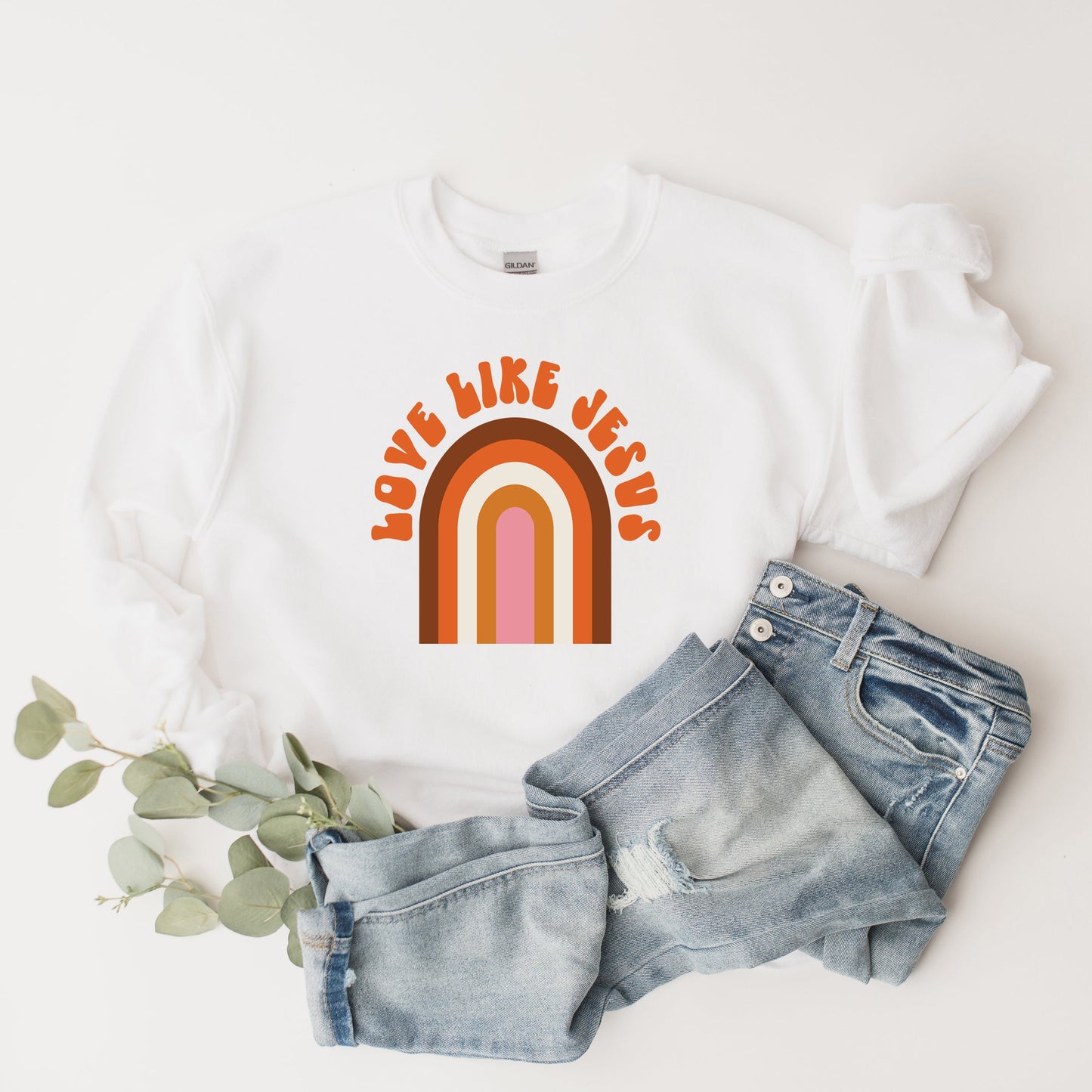 Love Like Jesus Rainbow | Sweatshirt