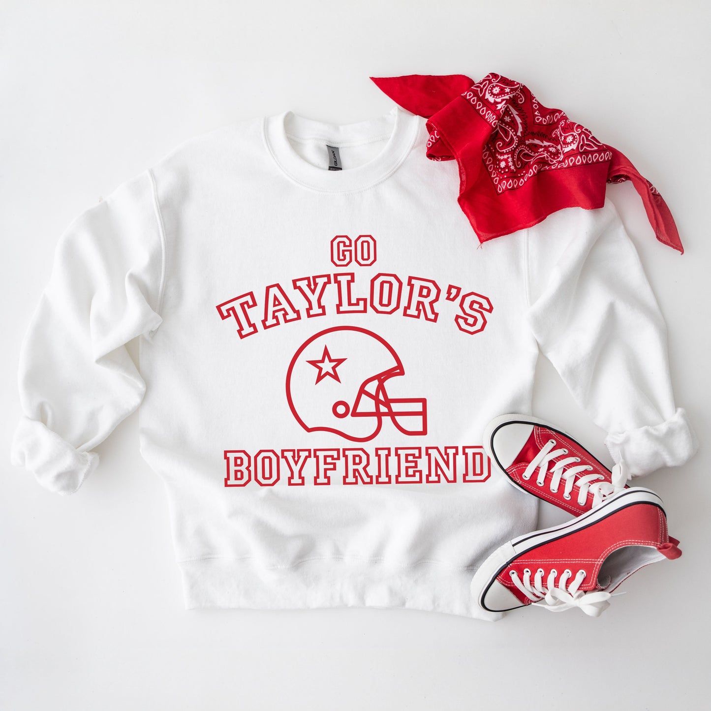 Go Taylor's Boyfriend Varsity | Sweatshirt