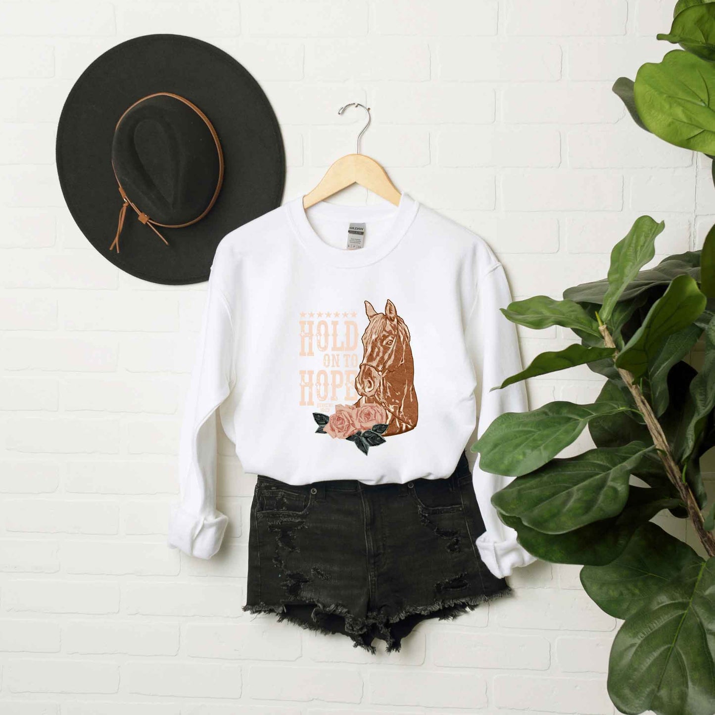Hold On To Hope Horse | Sweatshirt