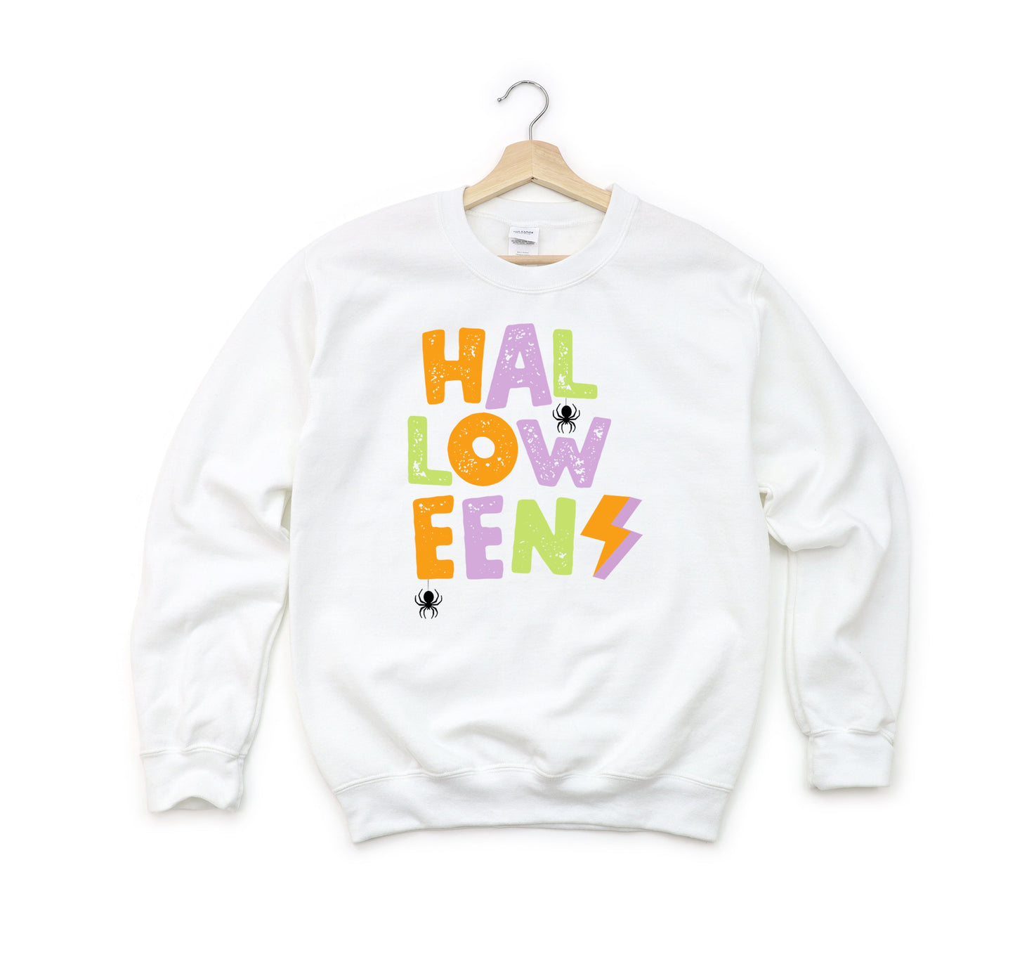 Halloween Lightning Bolt Colorful | Toddler Sweatshirt