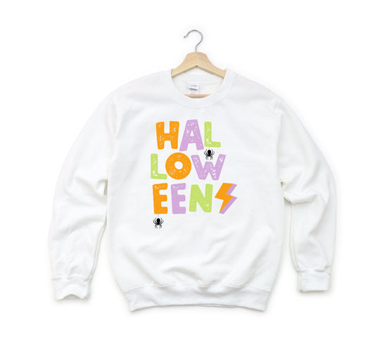 Halloween Lightning Bolt Colorful | Toddler Sweatshirt