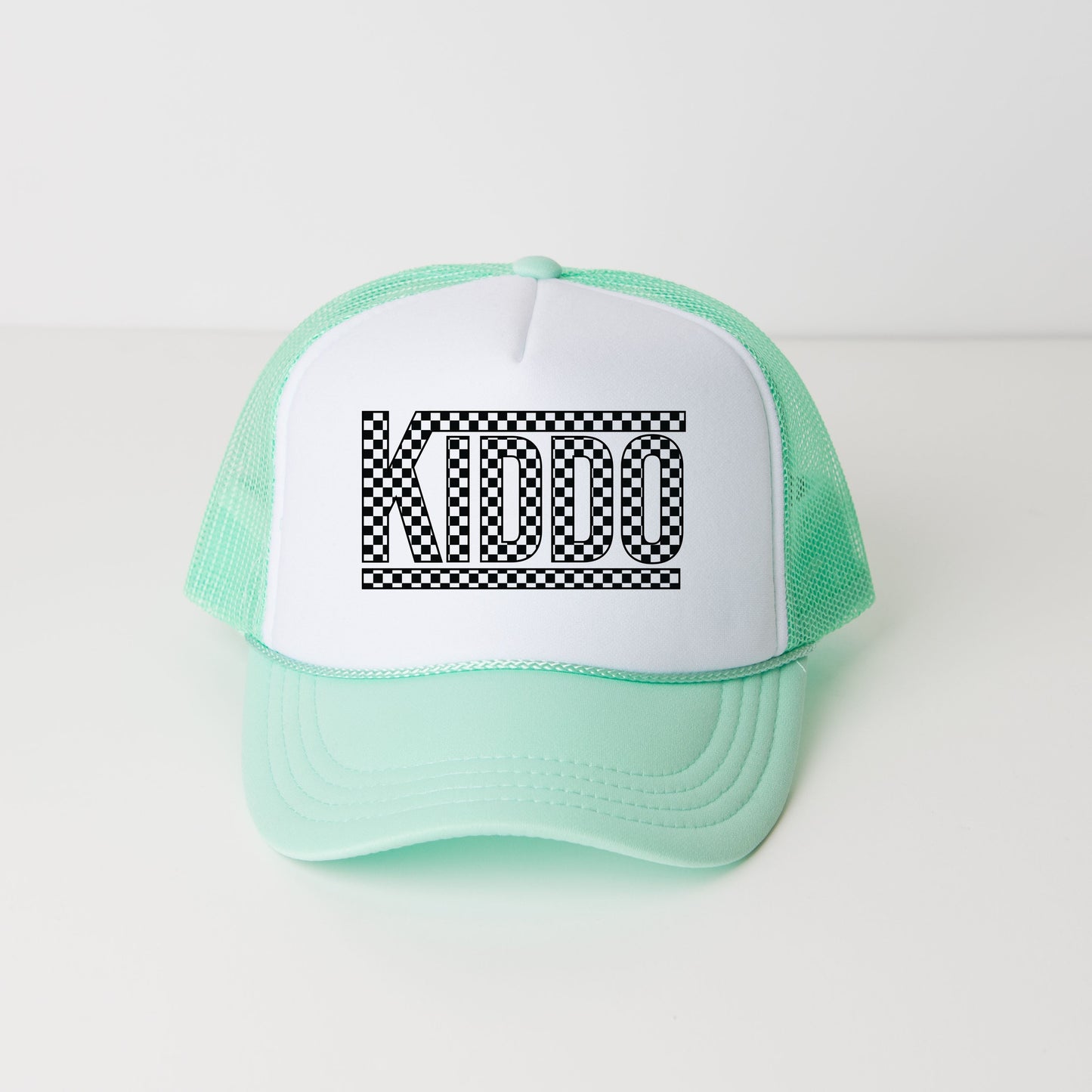 Kiddo Checkered | Youth Foam Trucker Hat