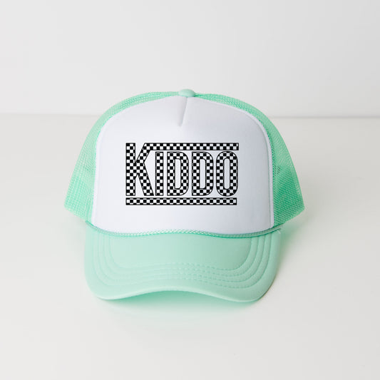 Kiddo Checkered | Youth Foam Trucker Hat