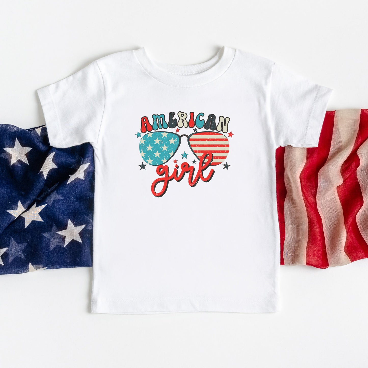 American Girl Sunglasses | Toddler Short Sleeve Crew Neck