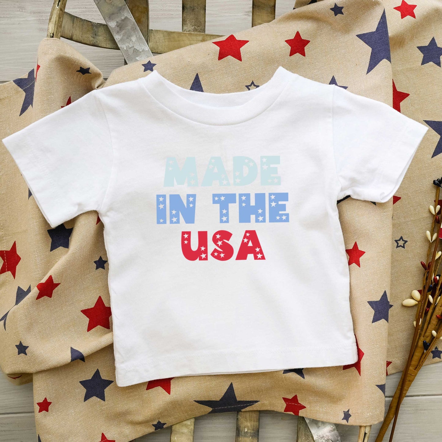 Made In The USA Pastel | Toddler Short Sleeve Crew Neck
