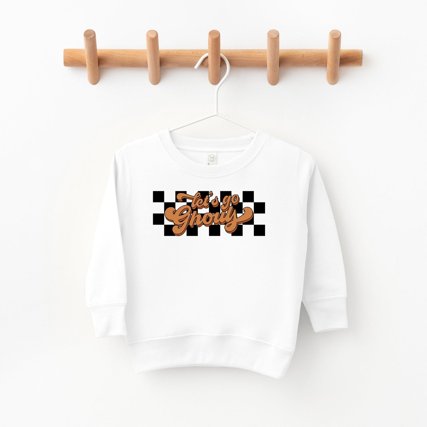 Let's Go Ghouls Checkered | Toddler Sweatshirt