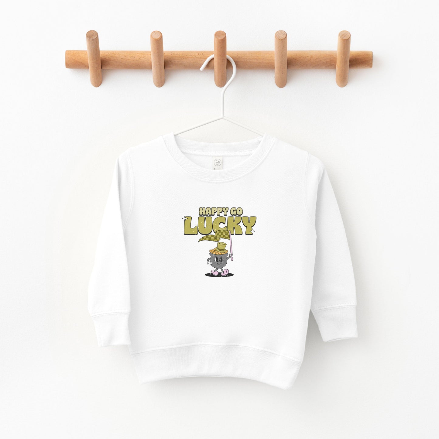 Happy Go Lucky Pot Of Gold | Toddler Sweatshirt