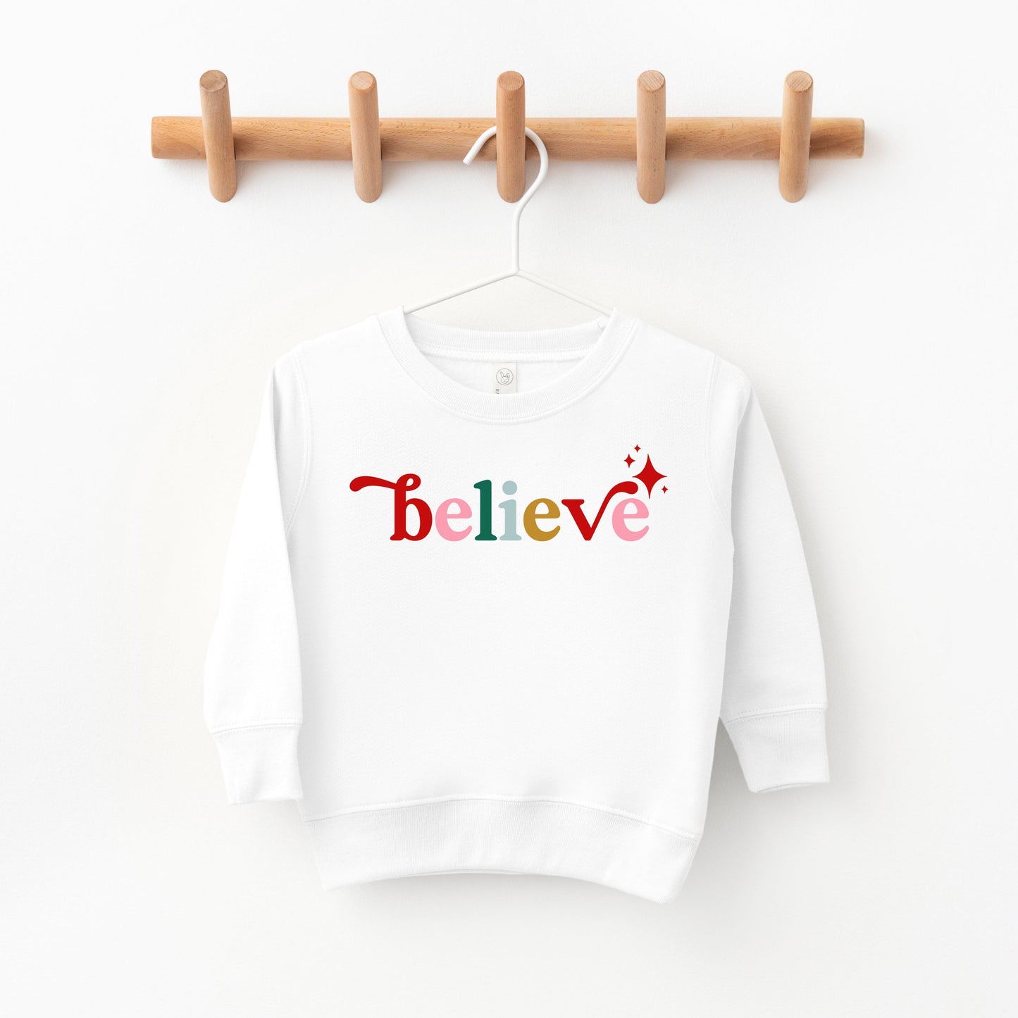 Believe Colorful | Toddler Sweatshirt