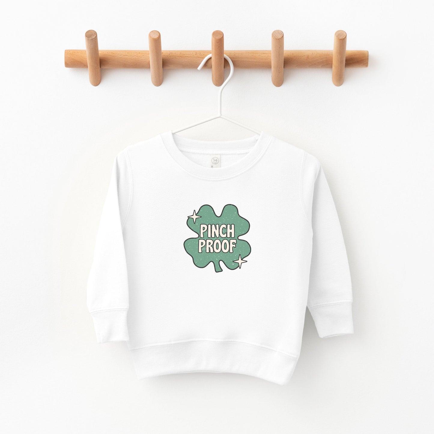 Pinch Proof Shamrock | Toddler Sweatshirt