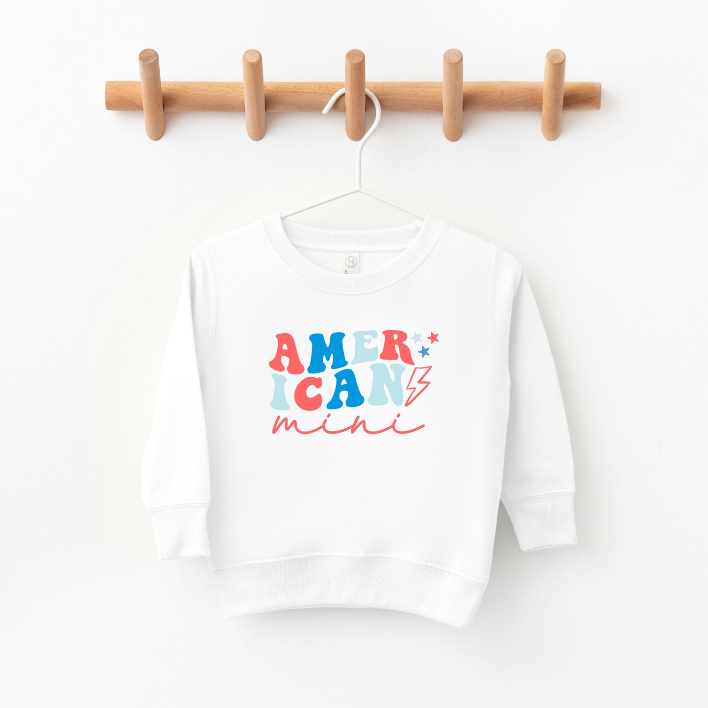 American Mini Lightning Bolt | Toddler Sweatshirt