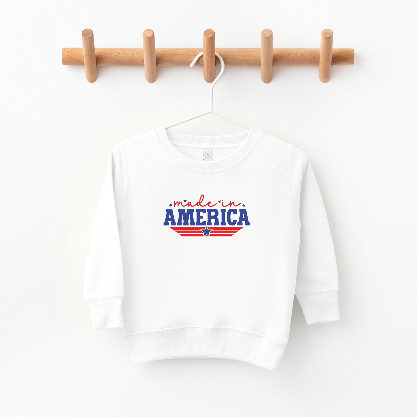 Made In America Stripes | Toddler Sweatshirt