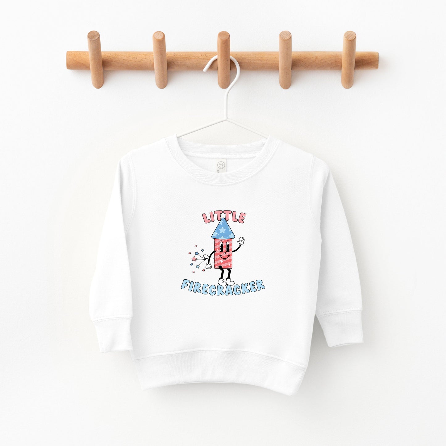 Retro Little Firecracker | Toddler Sweatshirt
