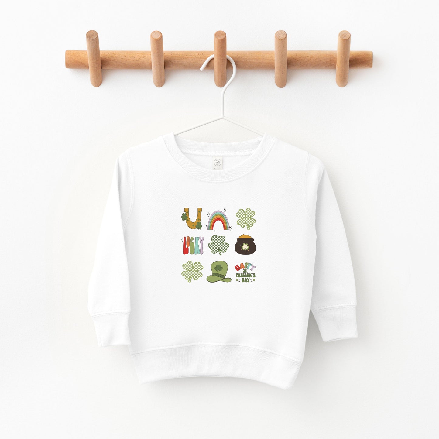 St. Patrick's Icons Chart | Toddler Sweatshirt