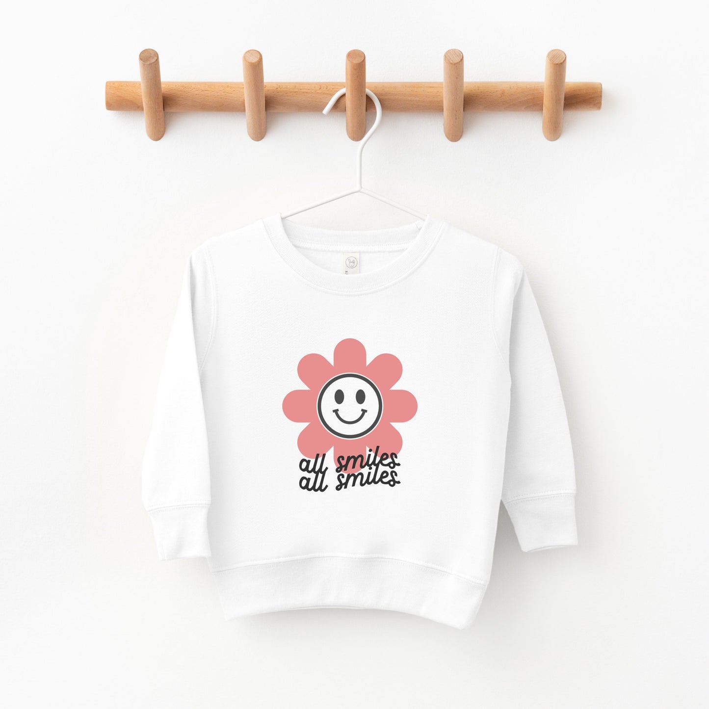 All Smiles Flower | Toddler Sweatshirt