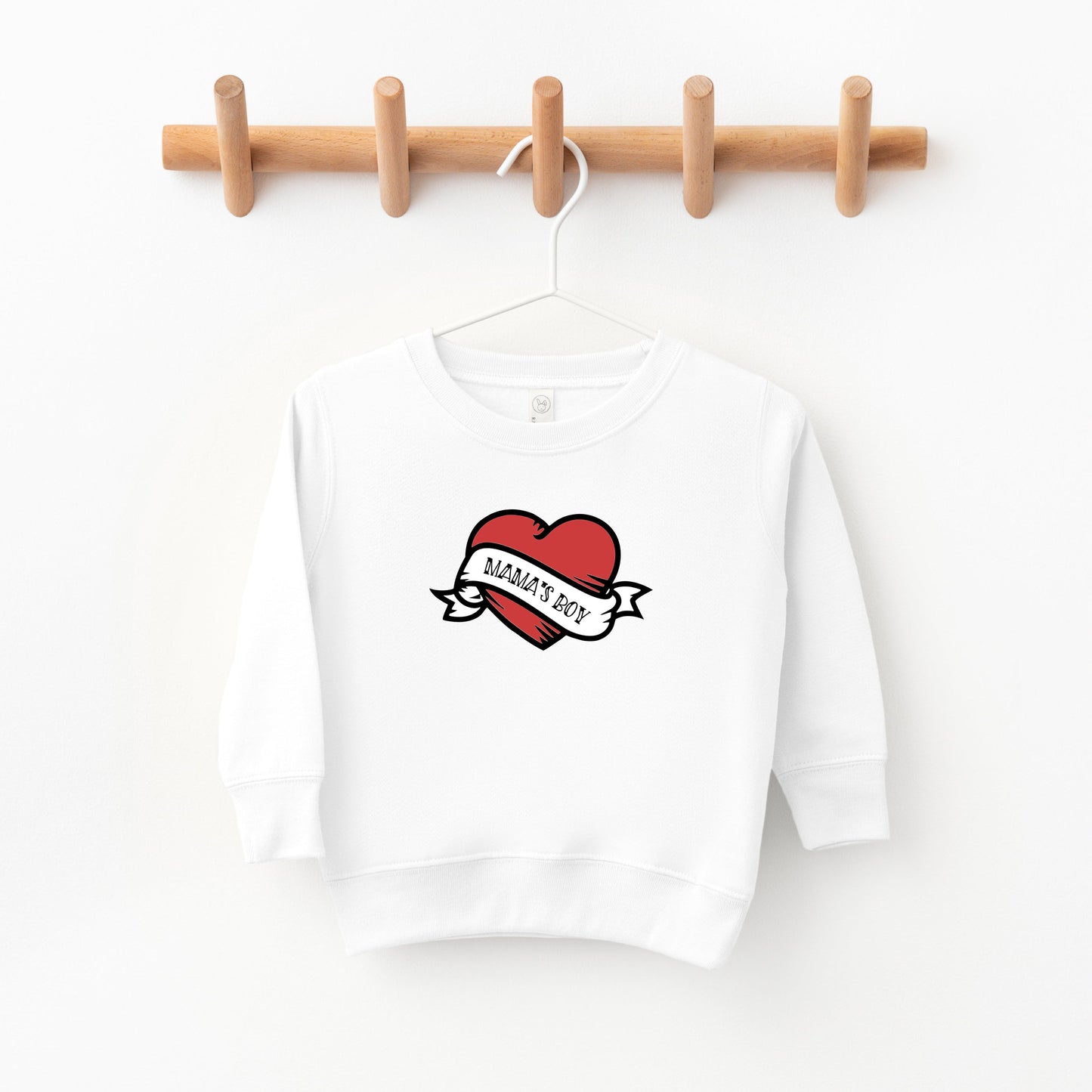 Mama's Boy Heart | Toddler Sweatshirt