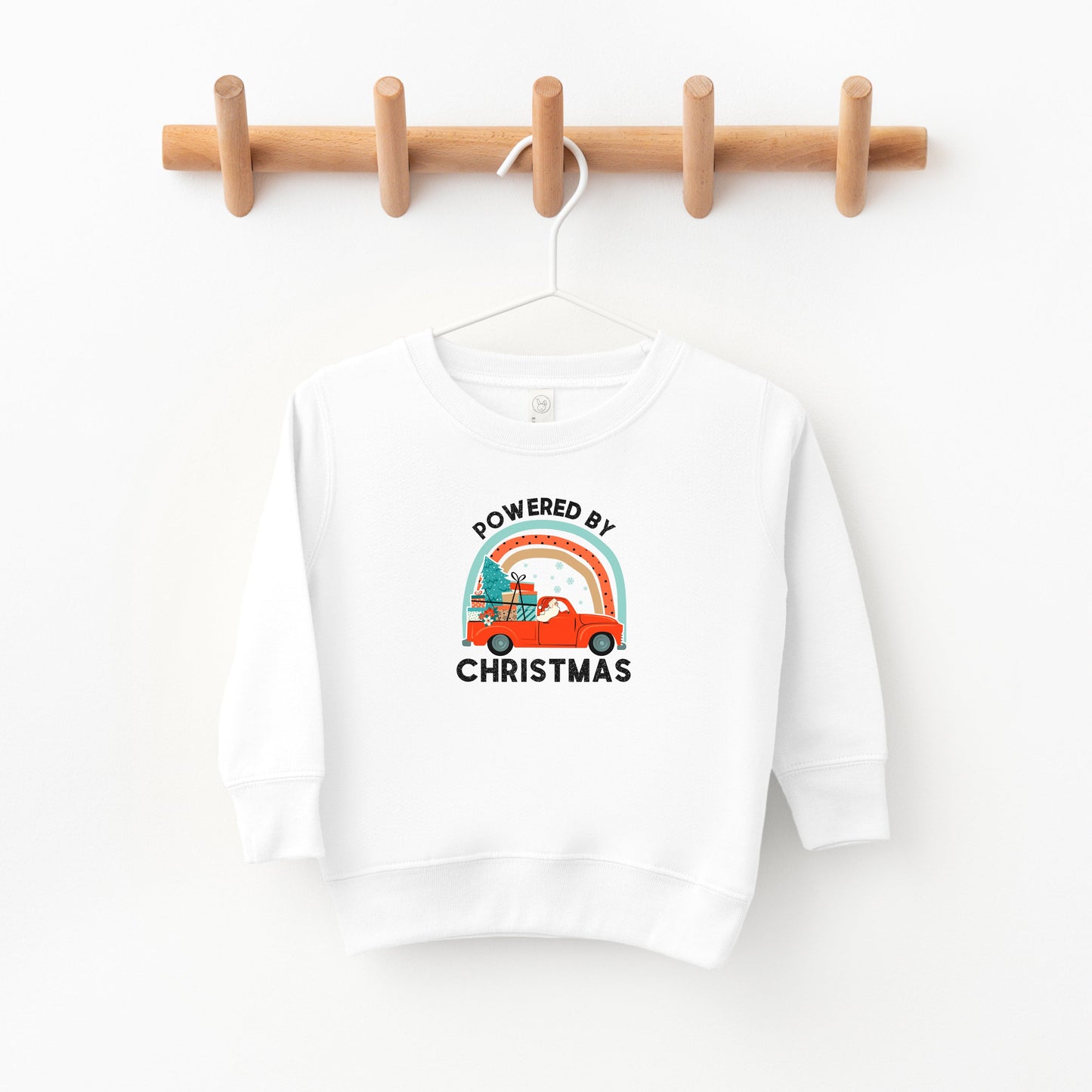 Powered By Christmas | Toddler Sweatshirt