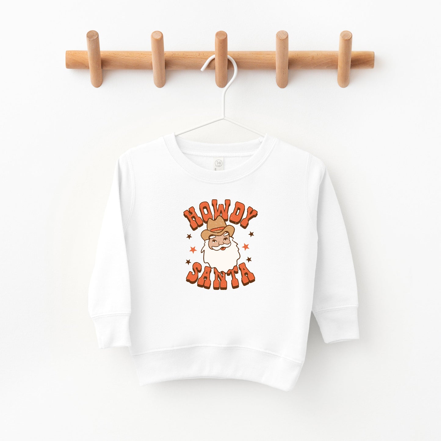 Retro Howdy Santa | Toddler Sweatshirt