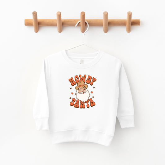 Retro Howdy Santa | Toddler Sweatshirt