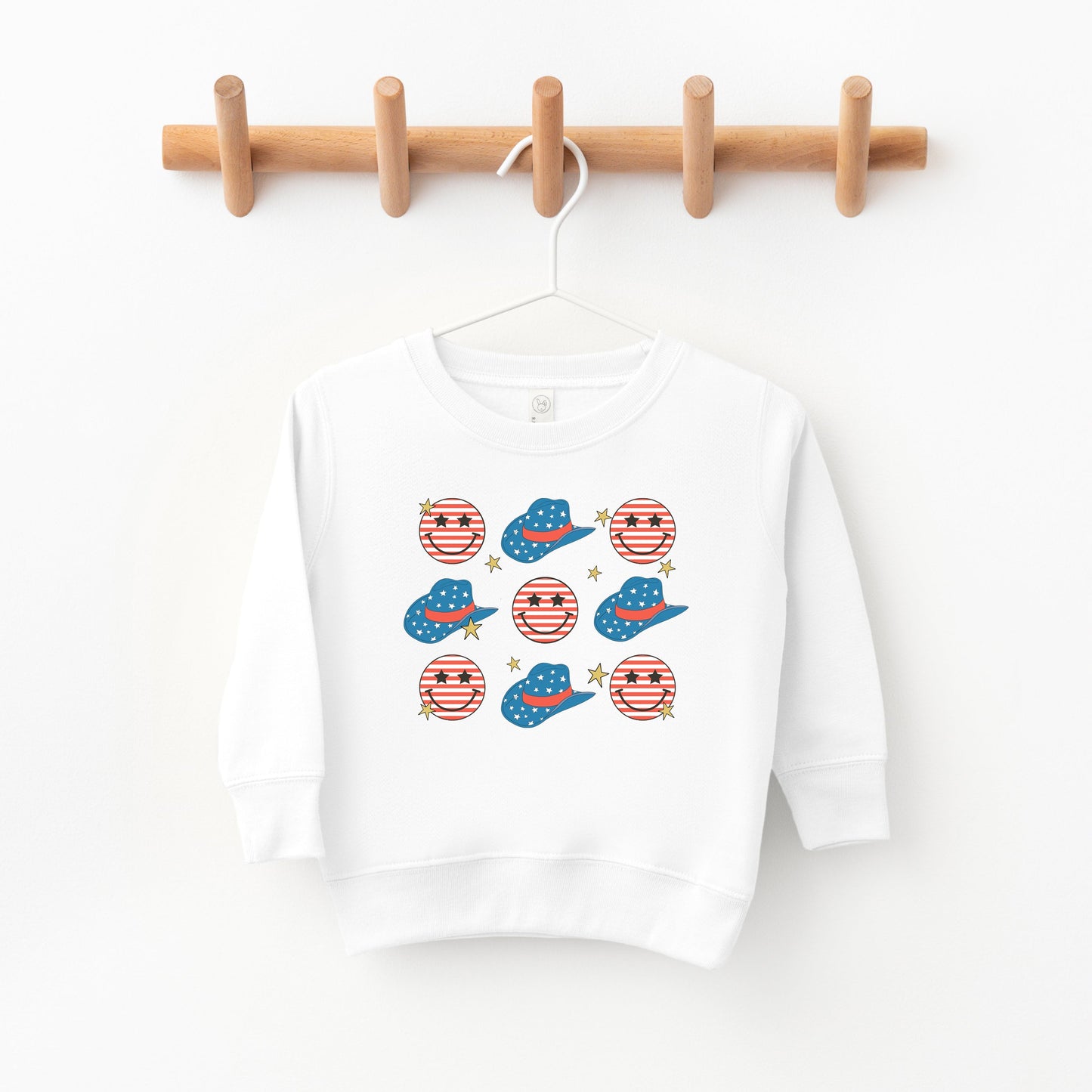 Cowgirl Smiley | Toddler Sweatshirt