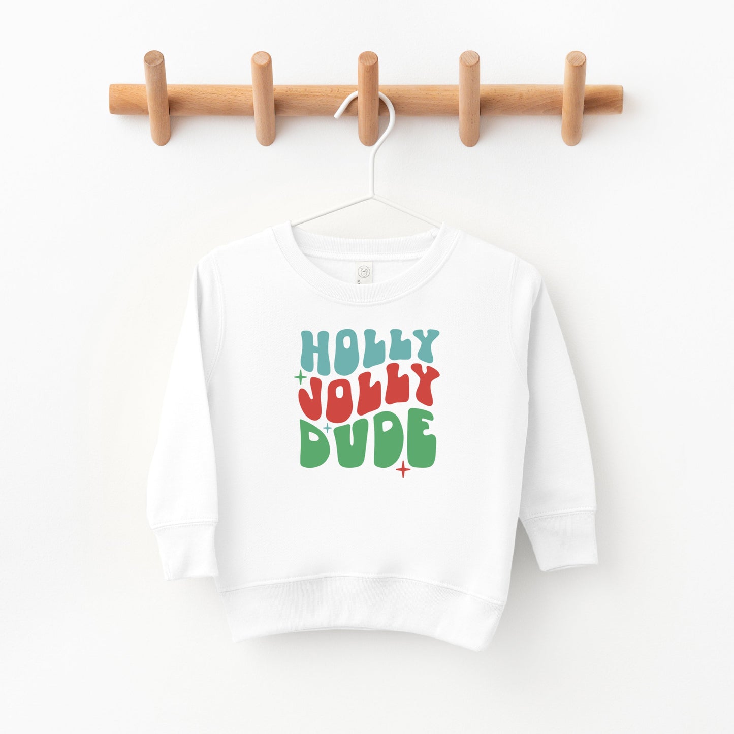 Holly Jolly Dude | Toddler Sweatshirt