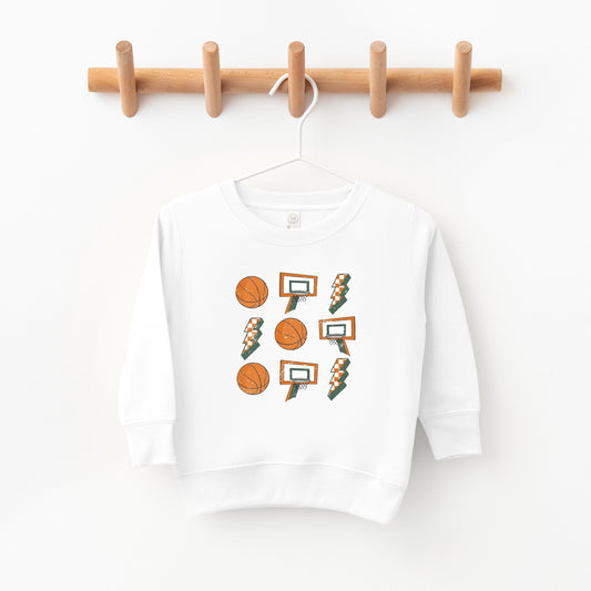 Basketball Collage | Toddler Sweatshirt