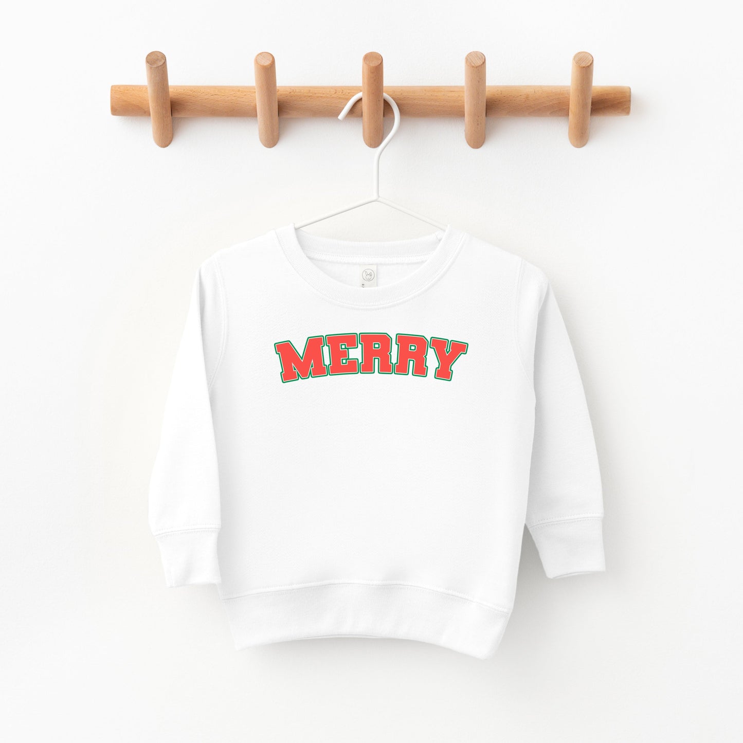 Merry Varsity | Toddler Sweatshirt