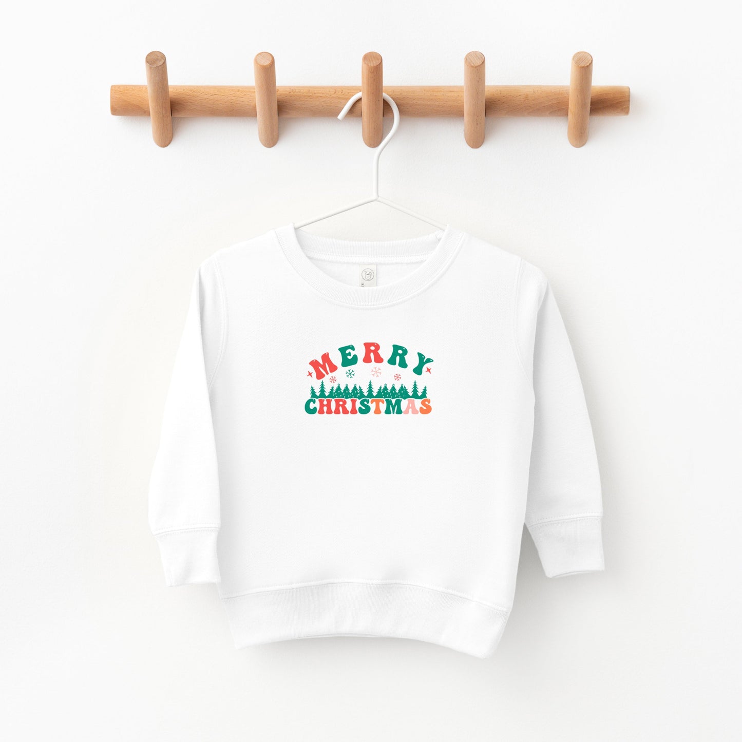 Merry Christmas Trees | Toddler Sweatshirt