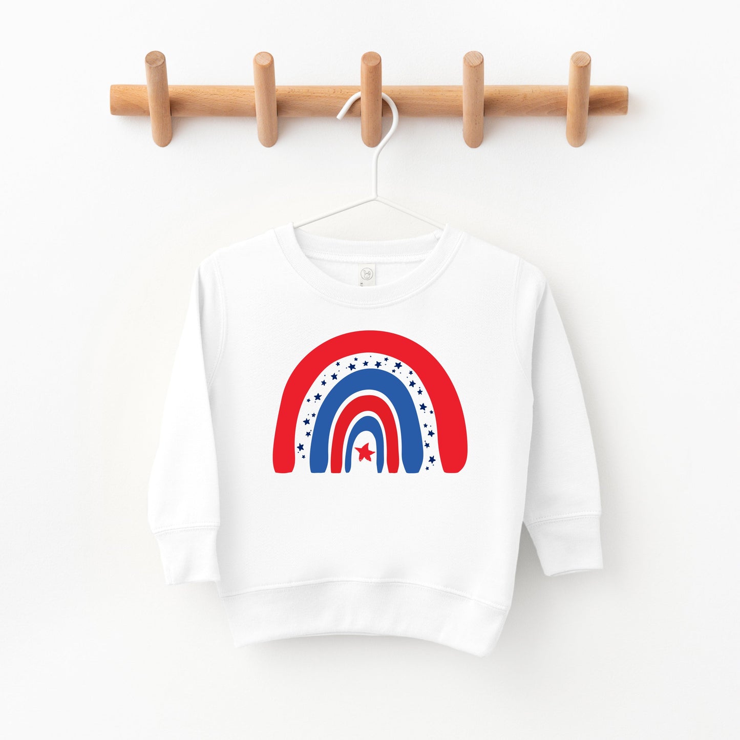 Patriotic Rainbow | Toddler Sweatshirt