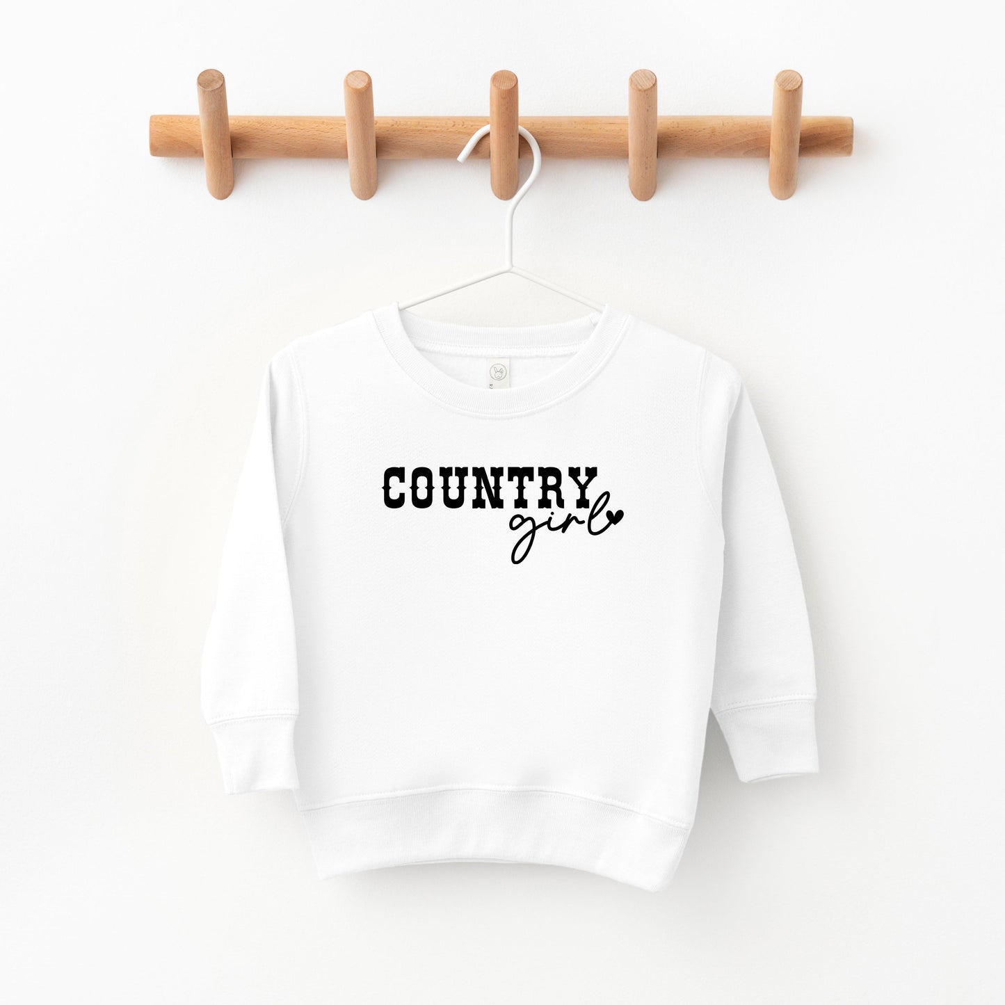 Country Girl Heart | Toddler Sweatshirt