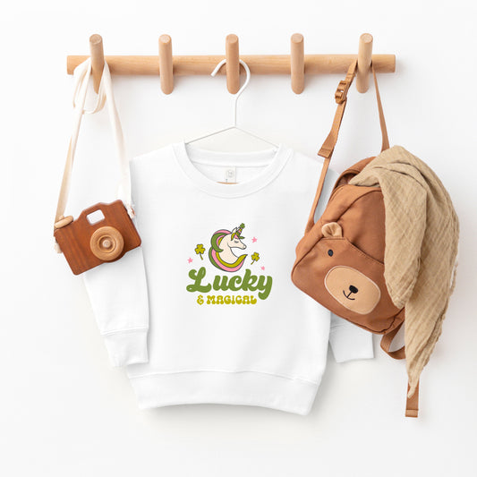Lucky Magical Unicorn | Toddler Sweatshirt