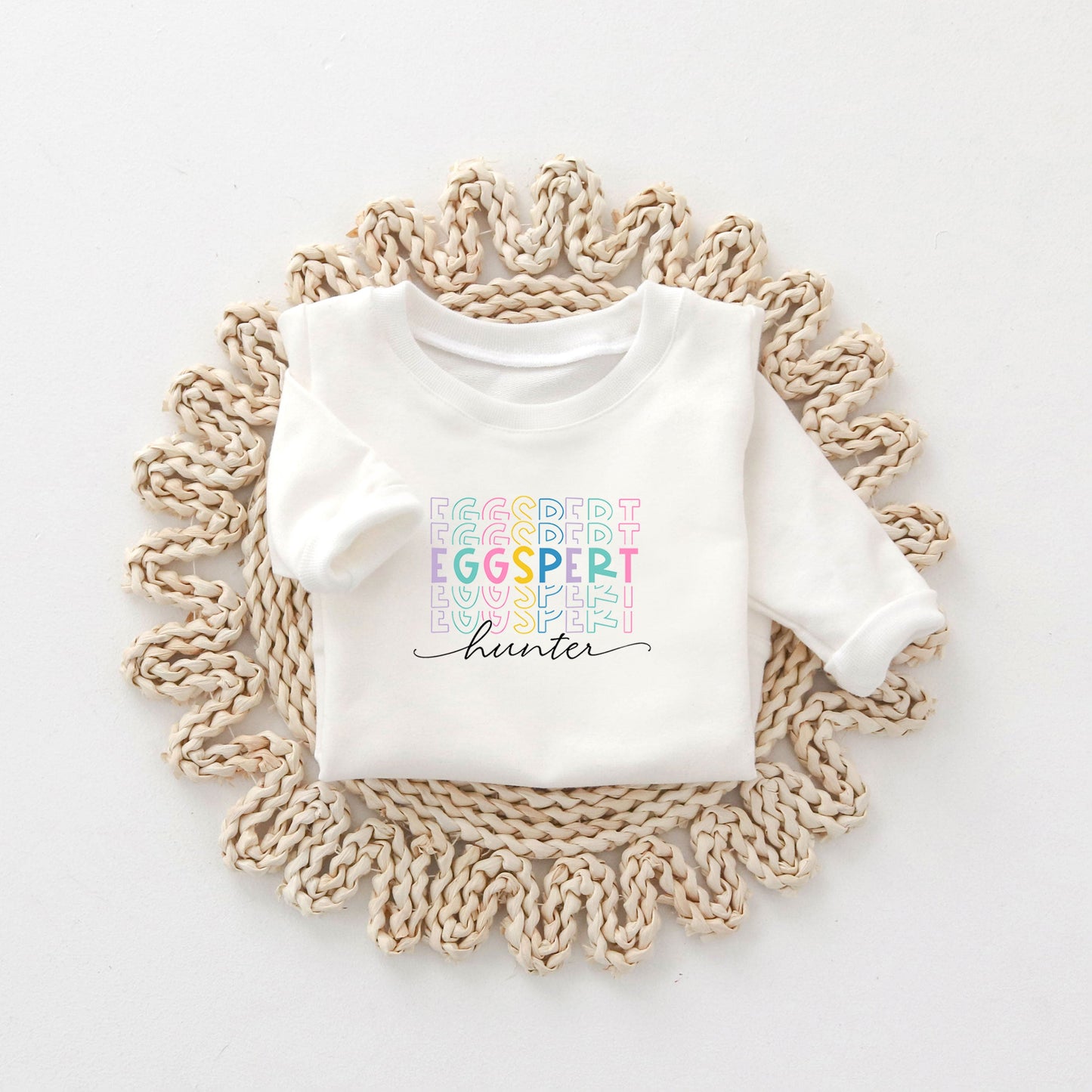 Eggspert Hunter Stacked | Toddler Sweatshirt