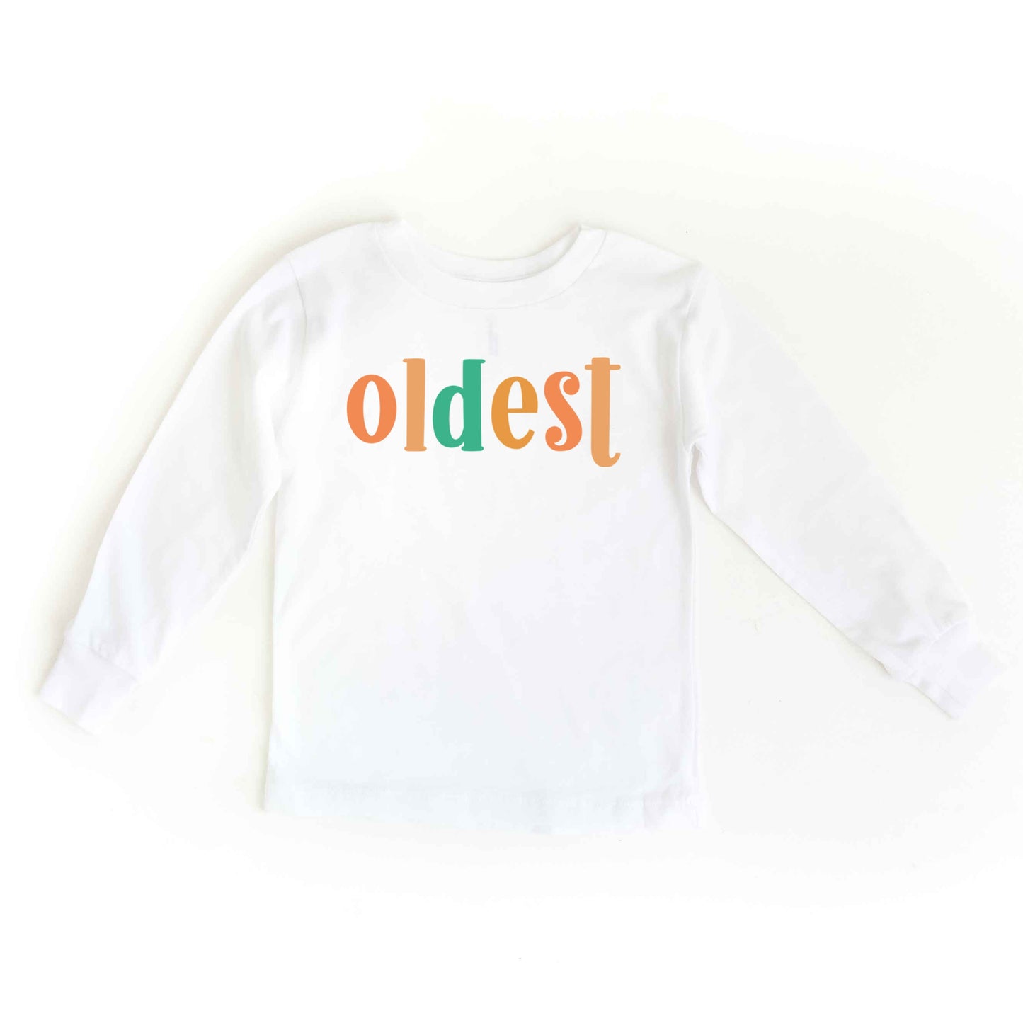 Oldest Colorful | Youth Graphic Long Sleeve Tee