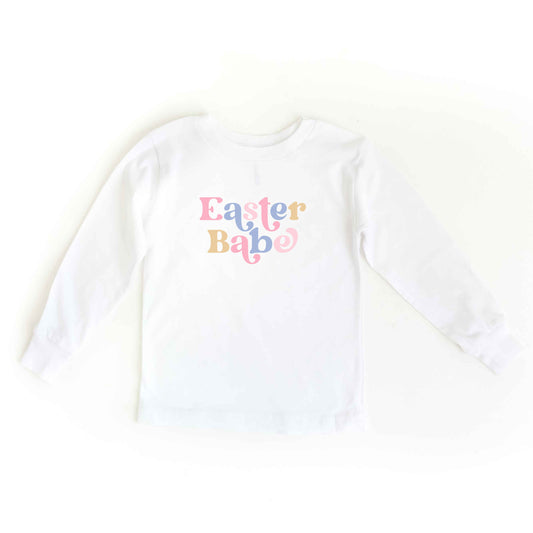 Easter Babe Colorful | Toddler Long Sleeve Tee
