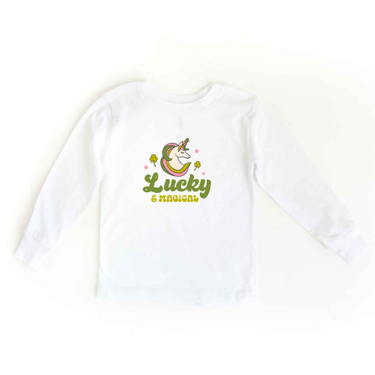 Lucky Magical Unicorn | Youth Long Sleeve Tee