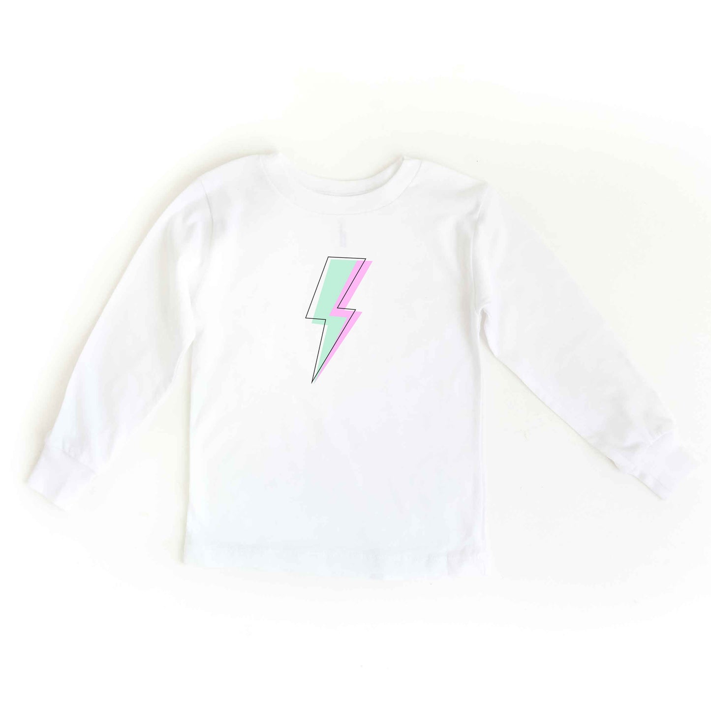 Layered Lightning Bolt | Toddler Long Sleeve Tee
