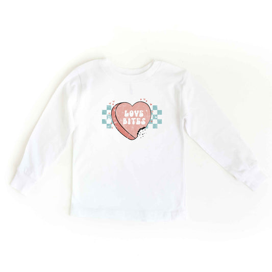 Love Bites Candy Heart | Toddler Long Sleeve Tee