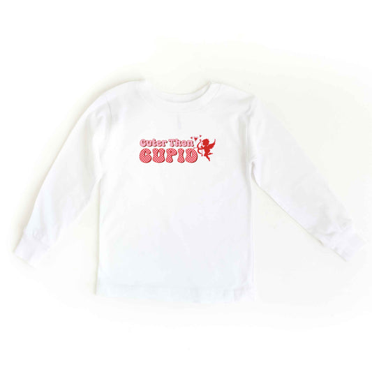 Cuter Than Cupid | Toddler Long Sleeve Tee