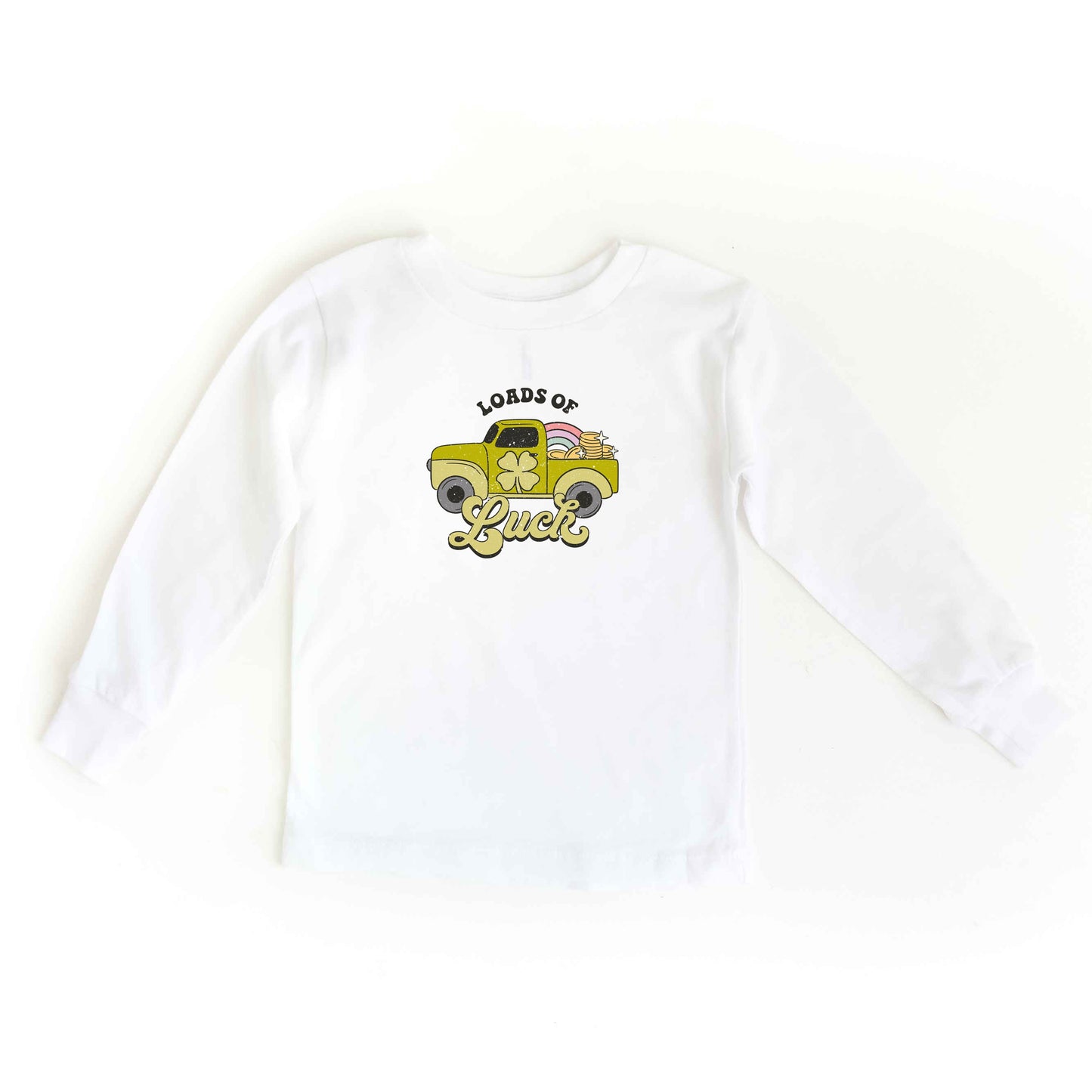 Loads Of Luck Retro Truck | Toddler Long Sleeve Tee