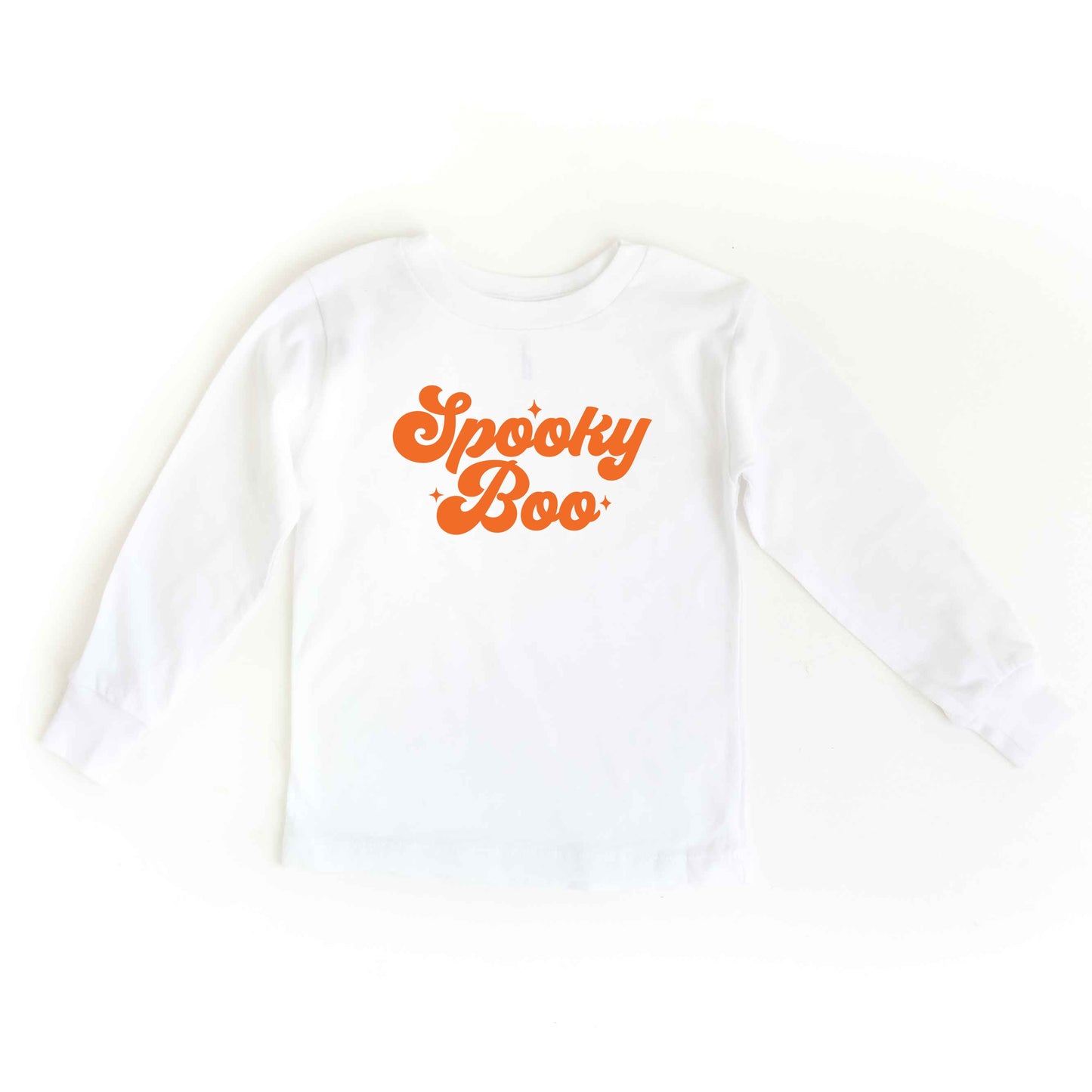 Spooky Boo Stars | Youth Graphic Long Sleeve Tee
