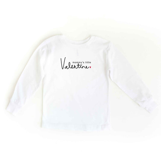 Mommy's Little Valentine | Toddler Long Sleeve Tee