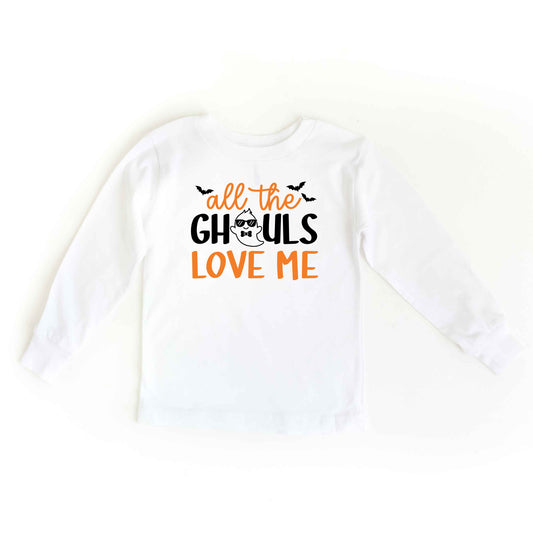 All The Ghouls Love Me Bats | Youth Graphic Long Sleeve Tee
