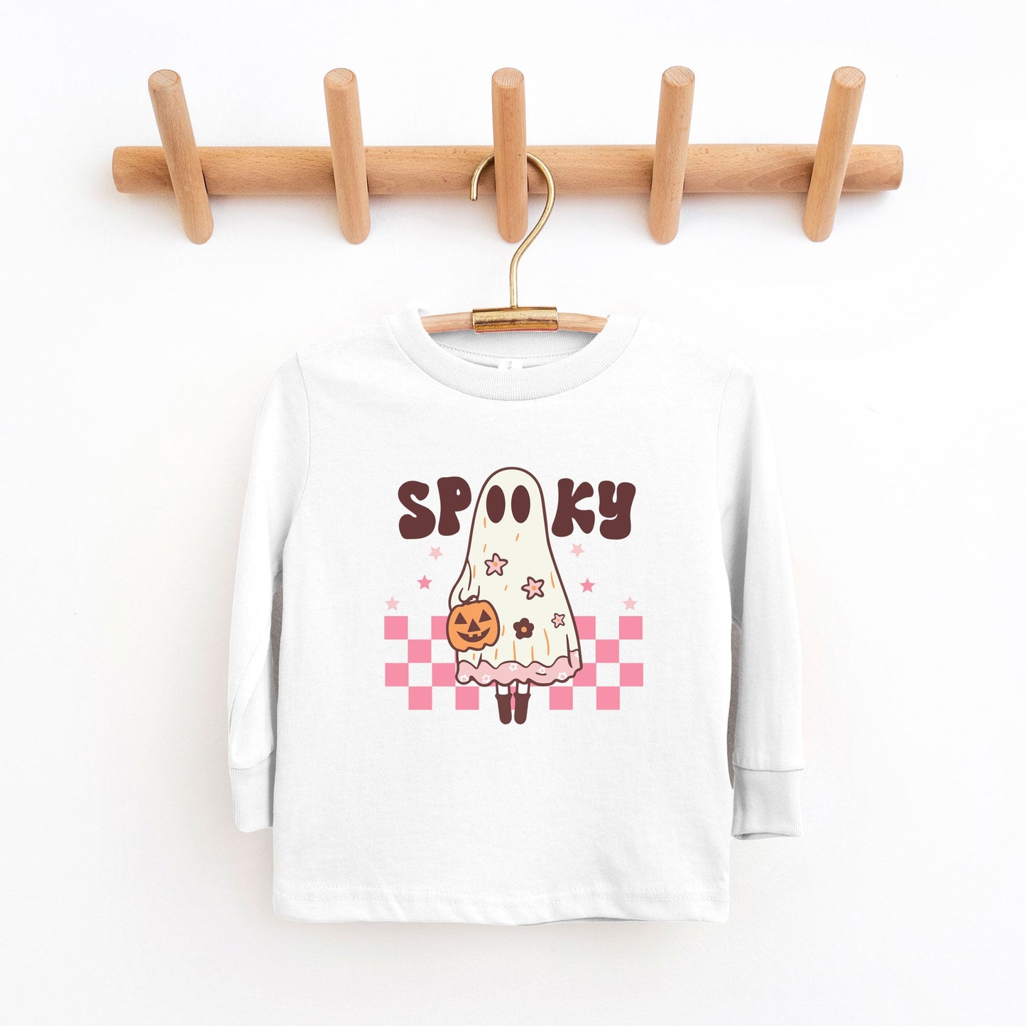 Spooky Girl Ghost | Youth Graphic Long Sleeve Tee